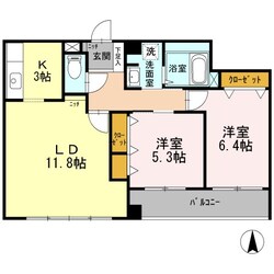 アルカス西公園の物件間取画像